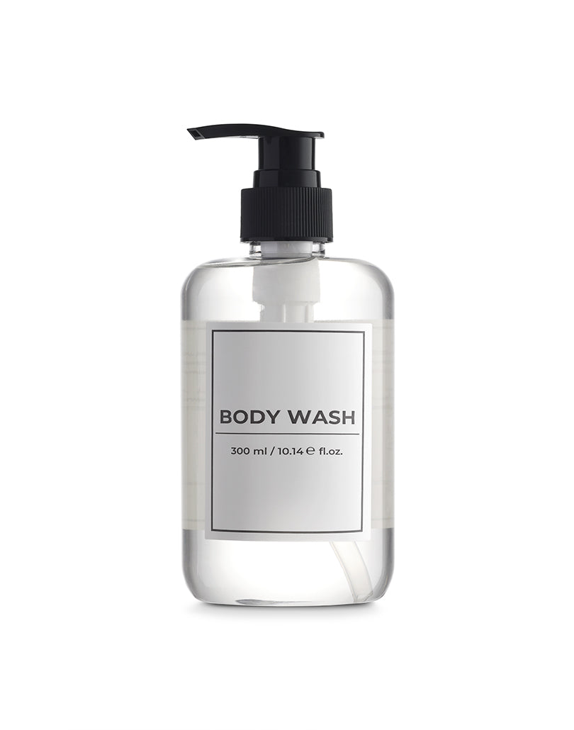 body wash bottled toiletries for vacation homes and hotels