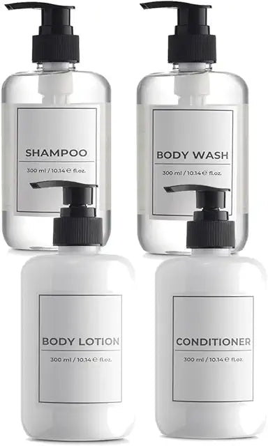 White Label Toiletries Set Shampoo Conditioner Body Lotion Body Wash