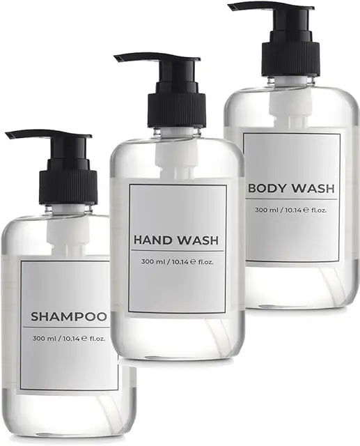 White Label Toiletries Set Shampoo Body Wash Hand Wash