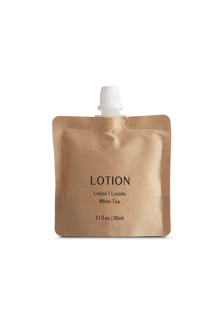 BIOCORN Body Lotion Recyclable Kraft Paper Pouch Bag (100 / 200 Pack, 1.1oz/30ml)