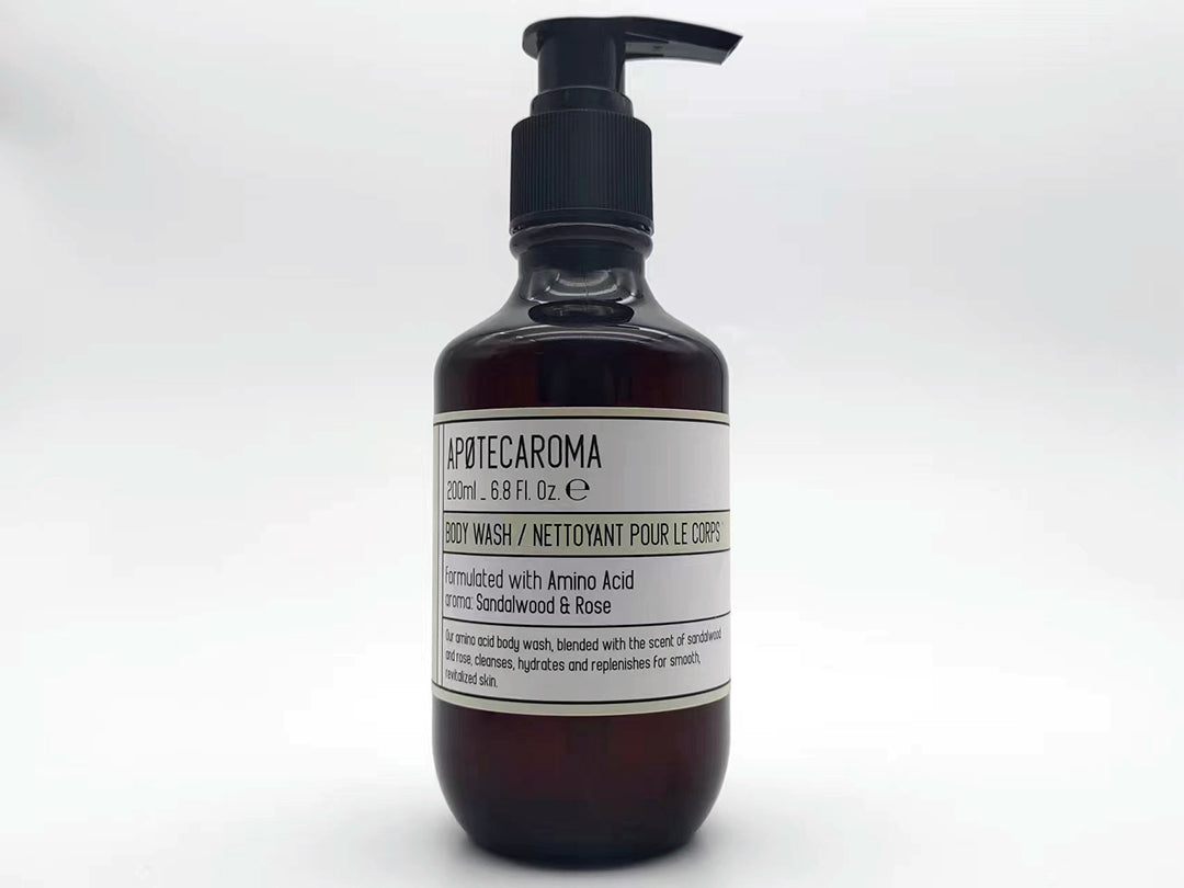 APOTECAROMA Body Wash, Pressure Pump Bottle (24 Pack, 6.8oz/200ml)