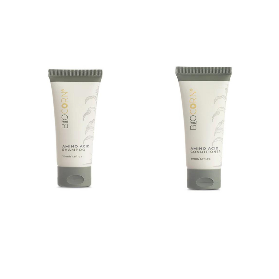 Travel Size BIOCORN Shampoo and Conditioner