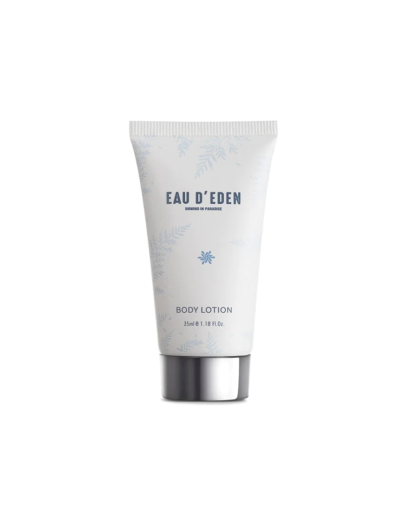 EAU D'EDEN Travel Size Body Lotion for vacation homes and hotels