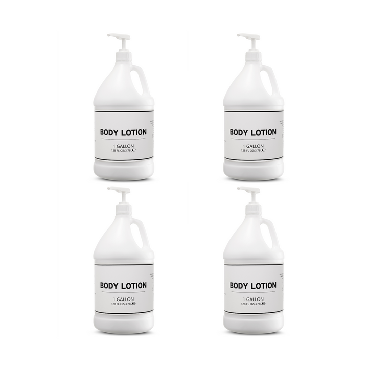 4 pack of body lotion dispenser gallon refill