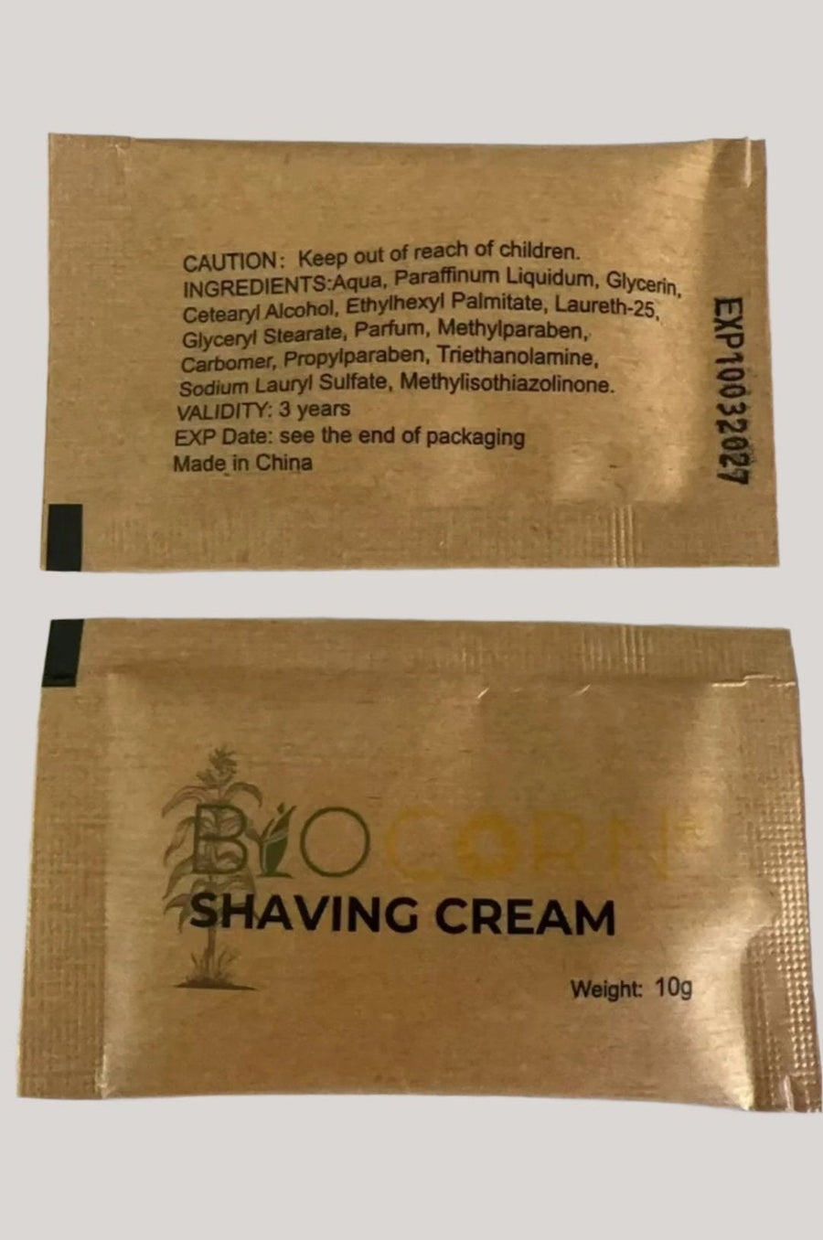 mini shaving cream for hotels