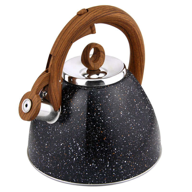 YSSOA Stainless Steel Whistling Tea Kettle, 3.17 Quart, Teapot for